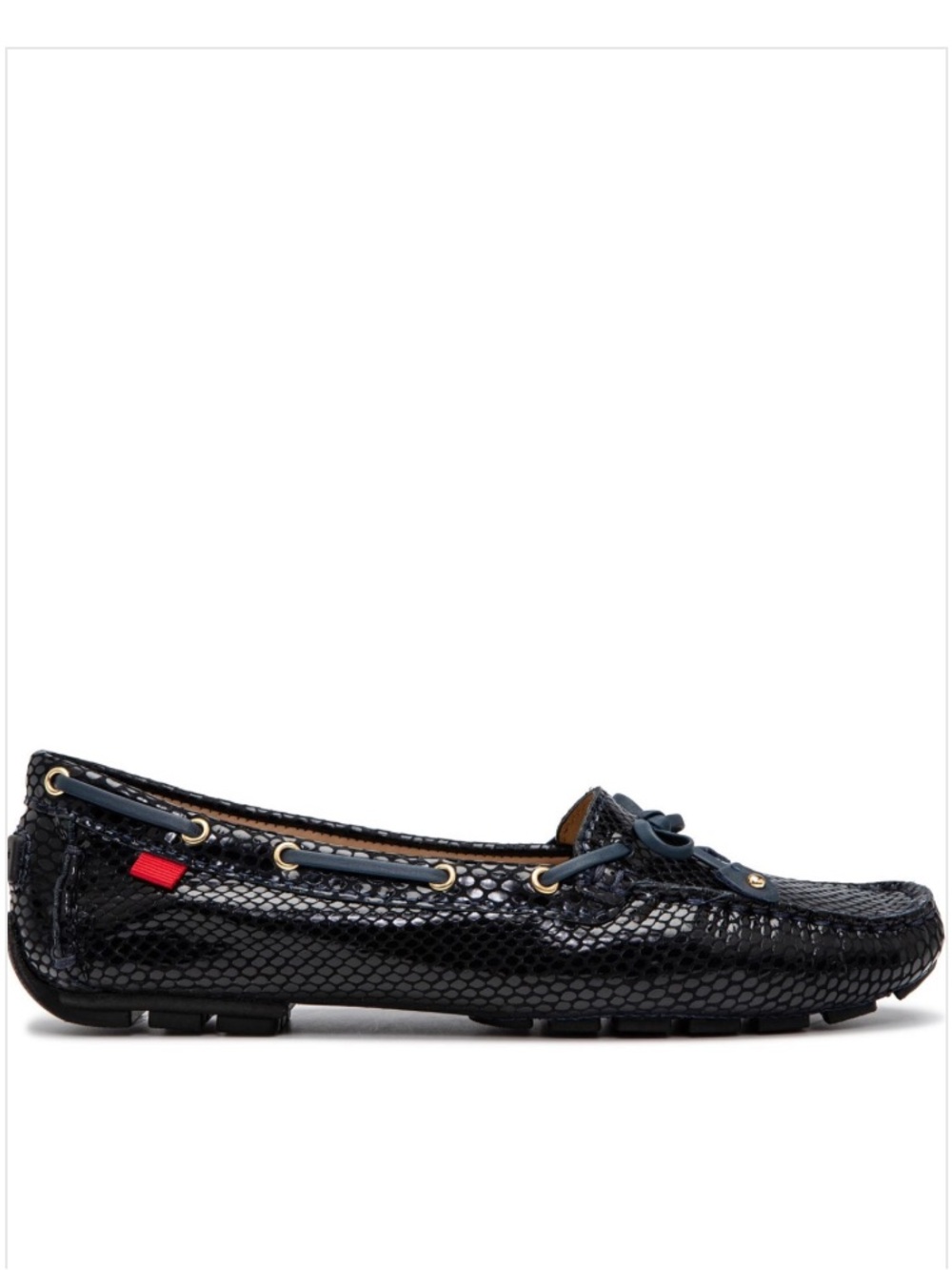 Marc Joseph New York Cypress Hill Shoe Snake-Embossed Leather Loafer - Picture 3 of 10